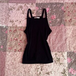 Solid Black Tank Top